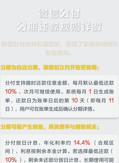 微信分期还款指南